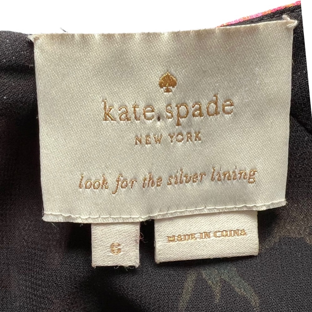 Kate Spade Floral Cold Shoulder Dress | 6 - Picture 7 of 9